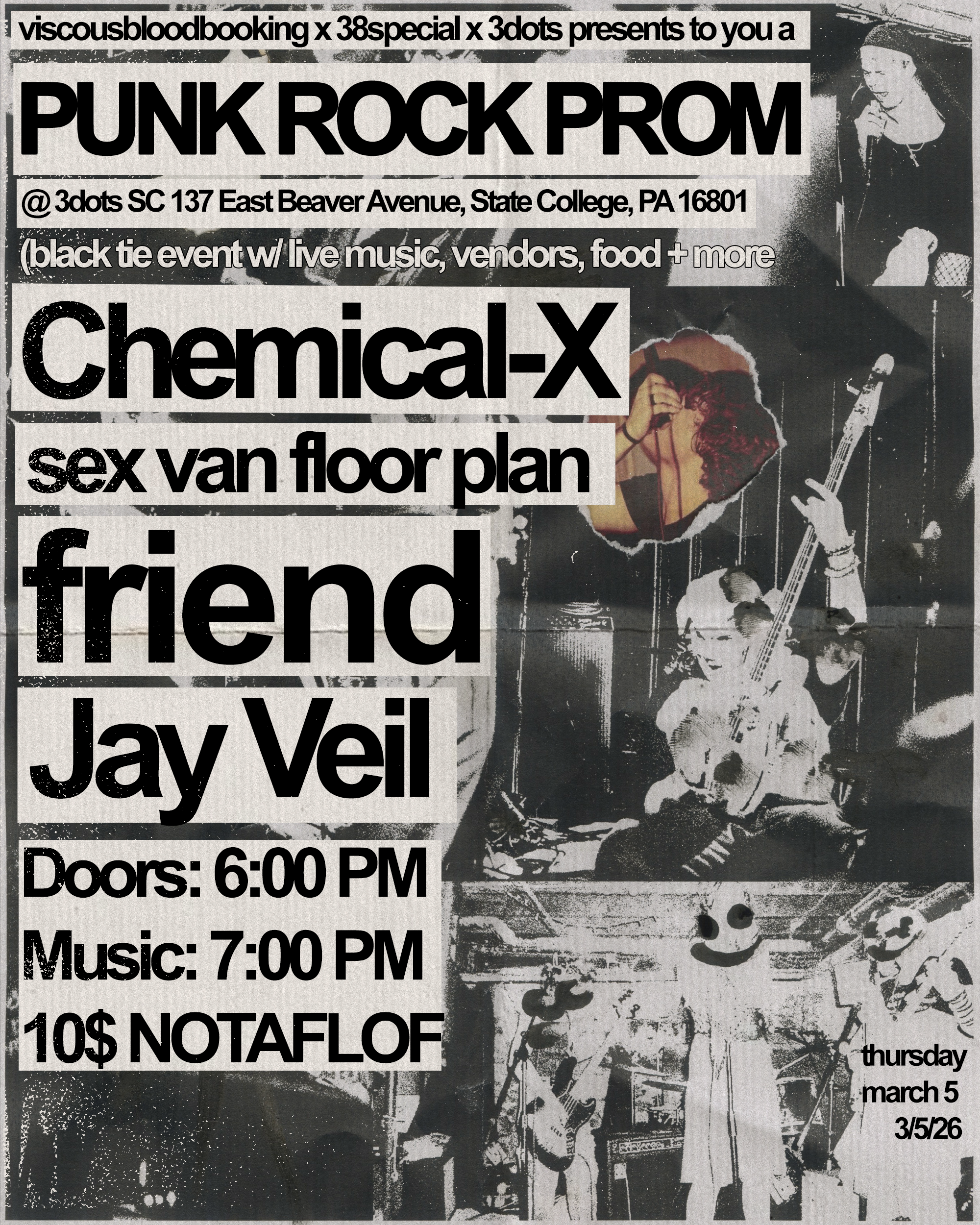 Punk Rock Prom Flyer